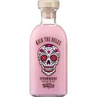 Licor de crema de fresas con tequila botella 70 cl -