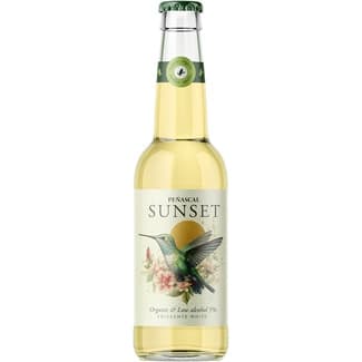 Vino blanco espumoso ecológico bajo en alcohol 5º botella 33 cl -