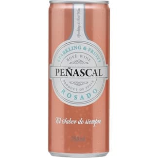 Vino rosado de aguja natural lata 25 cl -