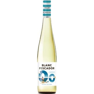 0,0 vino blanco con aguja sin alcohol la esencia del Mediterráneo botella 75 cl -