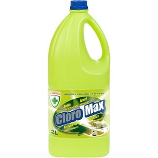 Lejía con detergente aroma cítricos elimina grasa y malos olores botella 2 l -