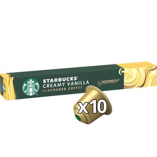 Café con vainilla intensidad 5 estuche 10 cápsulas compatibles con máquinas Nespresso -