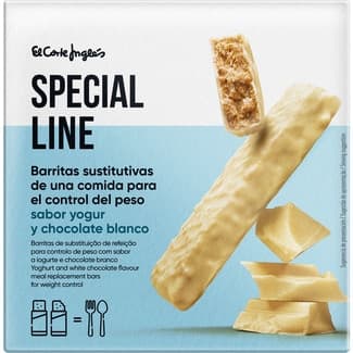 Barritas sustitutivas sabor yogur y chocolate blanco envase 180 g -