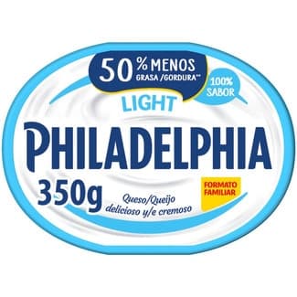 Queso de untar blanco light formato familiar tarrina 350 g -