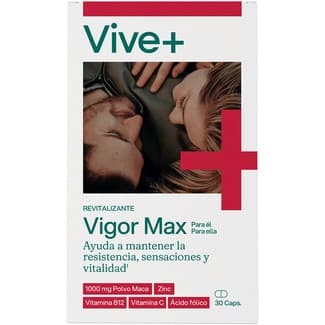Vigor max revitalizante para él y para ella envase 30 cápsulas -