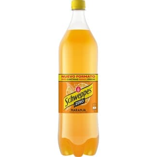 Refresco de naranja con gas 100% aromas naturales botella 1,5 l -