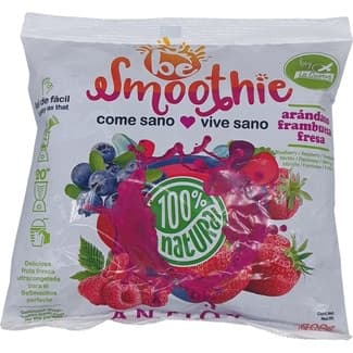 Smoothie mezcla de frutas antioxidantes arándano, frambuesa y fresa bolsa 300 g -