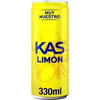 Refresco de limón con gas lata 33 cl -