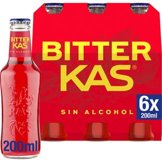 Bebida refrescante amarga de extractos de plantas con azúcar y edulcorante pack 6 botellas 20 cl (envase de vidrio) -