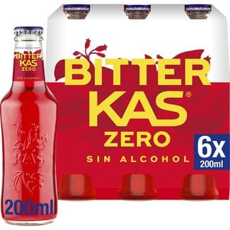 Bebida refrescante amarga de extractos de plantas Zero azúcar sin alcohol pack 6 botellas 20 cl -