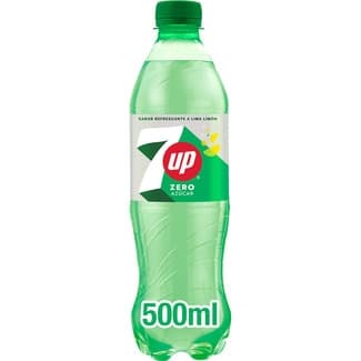 Refresco de lima limón con gas sin azúcar botella 50 cl -