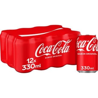 Refresco de cola original pack 12 latas 33 cl -