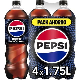 Refresco de cola sin azúcar pack 4 botellas 1,75 l -