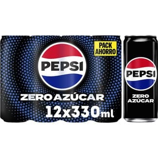 Refresco de cola sin azúcar pack 12 latas 33 cl -