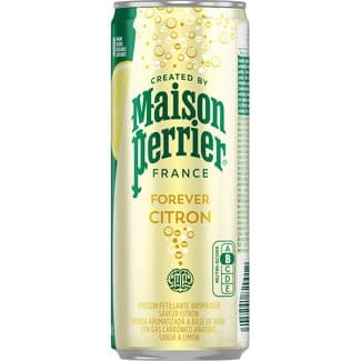 Agua con gas sabor limón 0% azúcares lata 33 cl -