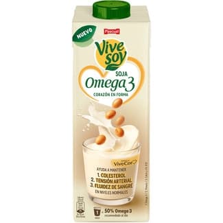 Bebida de soja con omega 3 brik 1 l -
