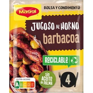 Jugoso al horno a la barbacoa sobre 30 g -