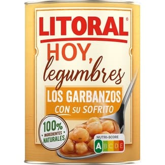 Hoy Legumbres los garbanzos con su sofrito sin gluten lata 440 g -