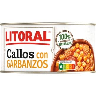 Callos con garbanzos sin gluten lata 370 g -