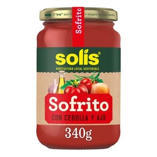 Sofrito con cebolla y ajo frasco 340 g -