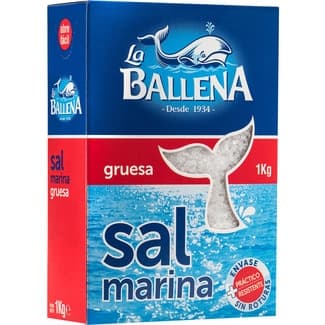 Sal marina gruesa caja 1 kg -