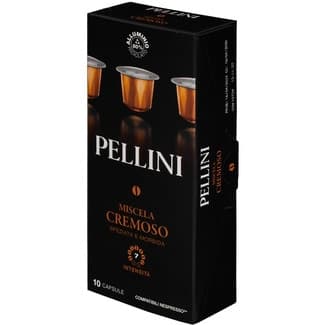 Café mezcla Cremoso intensidad 7 estuche 10 cápsulas compatibles con máquinas Nespresso -