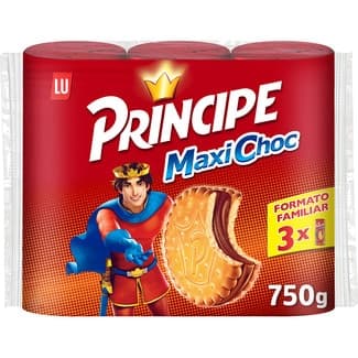Maxi Choc galletas rellenas de chocolate pack 3 paquetes 250 g -