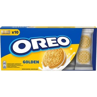 Golden galletas rellenas de crema de vainilla 10 bolsitas individuales paquete 220 g -