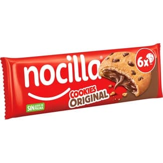 Cookies rellenas de Nocilla original sin aceite de palma 6 unidades paquete 120 g -