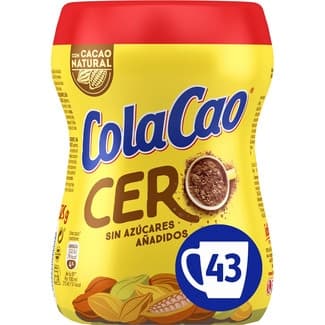 Cero cacao soluble sin azúcares añadidos bote 325 g -