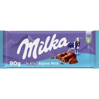 Bubbly chocolate con leche tableta 90 g -