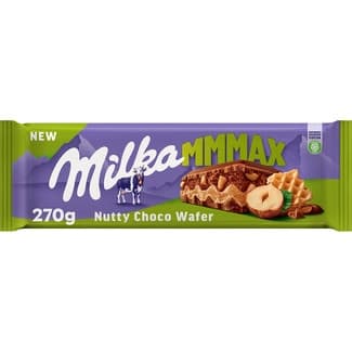 MMMAX chocolate con leche, barquillo y avellanas tableta 270 g -