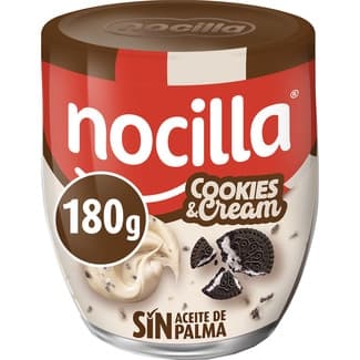 Crema de cookies and cream sin aceite de palma vaso 180 g -