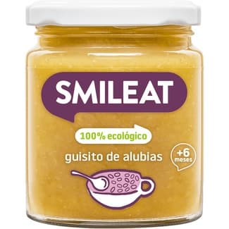 Tarrito de guisito de alubias 100% ecológico sin gluten desde 6 meses envase 230 g -