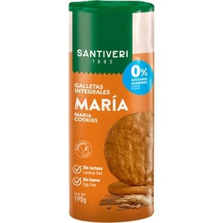 Galletas integrales María 0% azúcares sin lactosa y sin aceite de palma paquete 190 g -