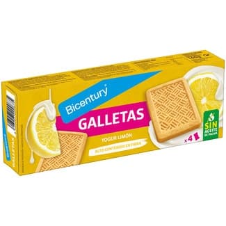 Devoragras galletas sabor yogur de limón sin aceite de palma envase 168 g -