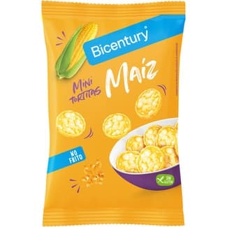 Mini tortitas de maíz sin gluten bolsa 65 g -
