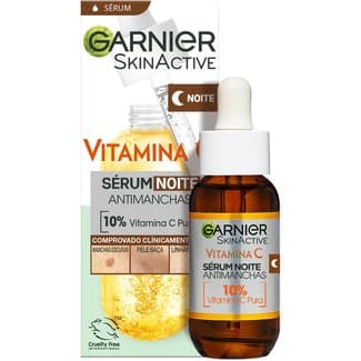 Skin Active sérum de noche Vitamina C dosificador 30 ml con 10% de vitamina C pura -