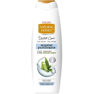 Gel de baño SkinCare Pure Micelar sin jabón con extractos de bambú botella 650 ml -