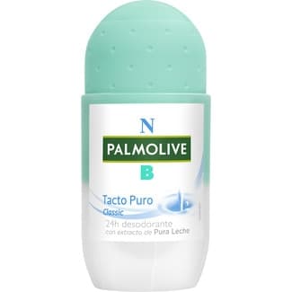 Desodorante roll-on Tacto Puro Classic con extracto de pura leche 24h envase 50 ml -