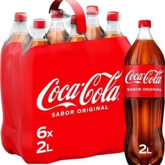 Refresco de cola original pack 6 botellas 2 l -