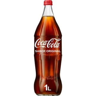 Refresco de cola original botella 1 l (envase de vidrio) -