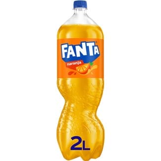 Refresco de naranja con gas botella 2 l -