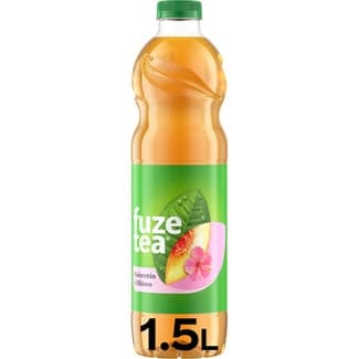 Refresco de té negro melocotón e hibisco botella 1,5 l -
