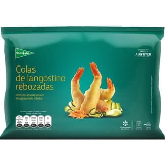 Colas de langostino rebozadas bolsa 280 g neto escurrido -