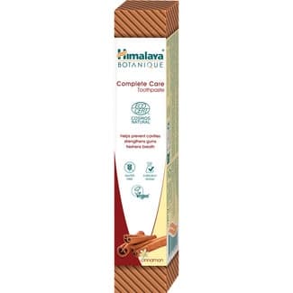 Pasta de dientes ecológica Complete Care canela sin gluten y vegana tubo 75 ml -