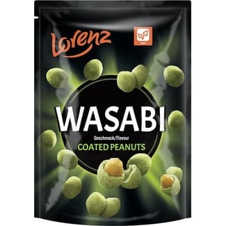 Cacahuetes cubiertos de salsa wasabi bolsa 100 g -