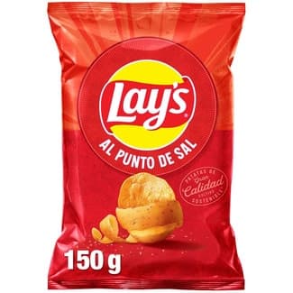 Patatas fritas al punto de sal bolsa 150 g -