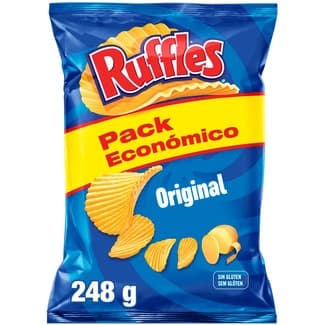 Patatas fritas onduladas sabor Original sin gluten bolsa 248 g -