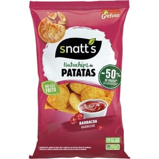NatuChips sabor Barbacoa a base de cereales, patata y soja 100% naturales bolsa 85 g -
